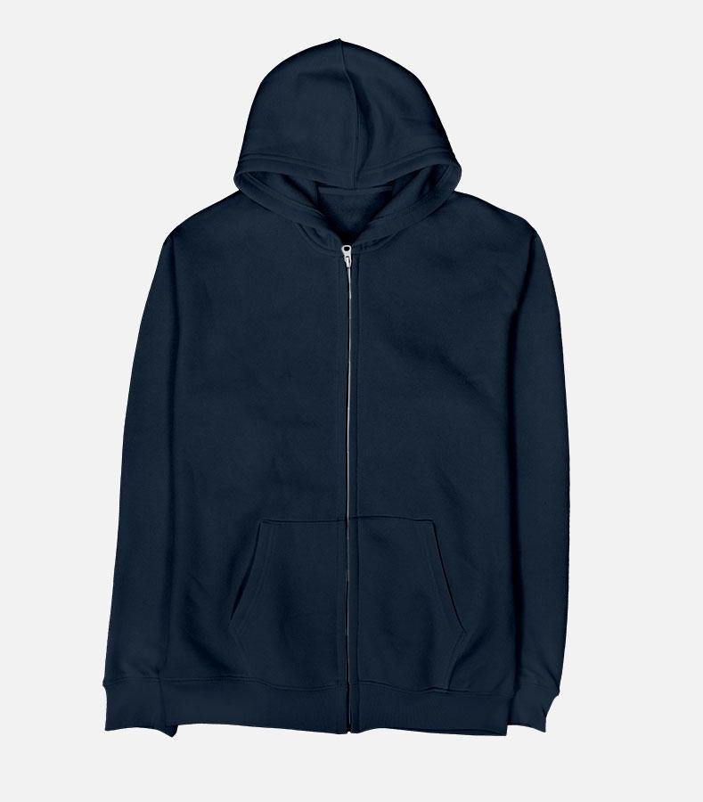 Basic - Burnt Navy Blue | Unisex Adult Zipup