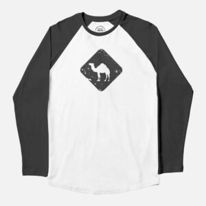 Jobedu Camel Crossing | Unisex Baseball T-shirt