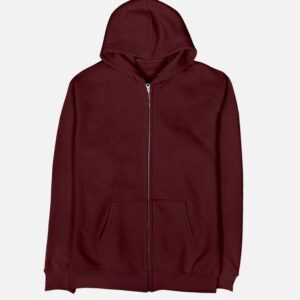 Basic - Burgundy  | Unisex Adult Zipup