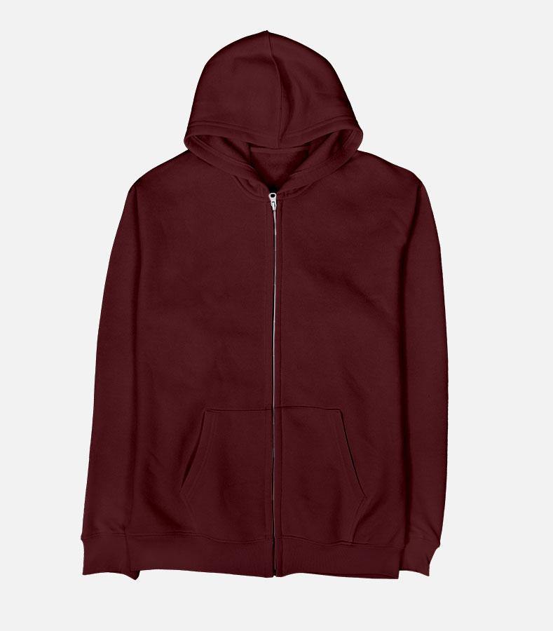 Basic - Burgundy | Unisex Adult Zipup
